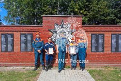 В Тверской области состоялось перезахоронение 413 красноармейцев при участии отряда «ФИПО-АГПС»